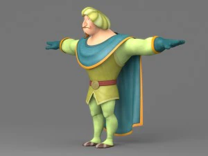 cartoom man 3 3D Model