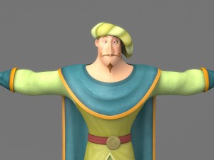 cartoom man 3 3D Modell