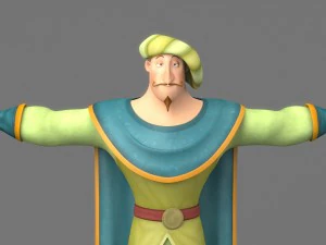 cartoom man 3 3D Model