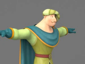 cartoom man 3 3D Model