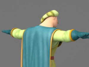cartoom man 3 3D Model