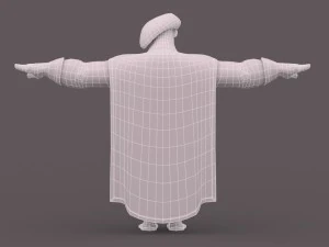 cartoom man 3 3D Model
