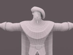 cartoom man 3 3D Model
