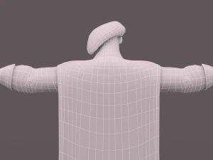 cartoom man 3 3D Model