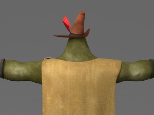 cartoon fat man 3D Model