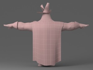 cartoon fat man 3D Model