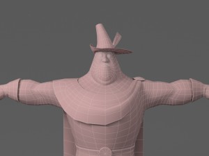 cartoon fat man 3D Model