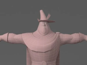 cartoon fat man 3D Model