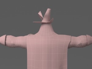 cartoon fat man 3D Model