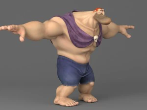 cartoon giant 3D Model