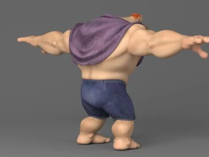 cartoon giant 3D Model