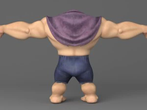 cartoon giant 3D Model