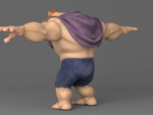 cartoon giant 3D Model