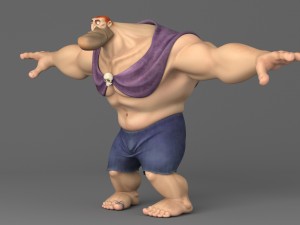 cartoon giant Modèle 3D