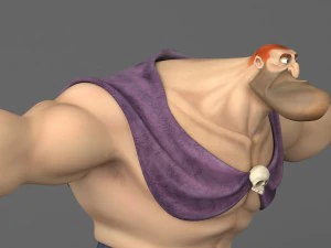 cartoon giant 3D Model