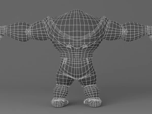 cartoon giant 3D Model