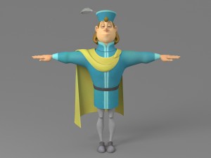cartoon prince 3D Model