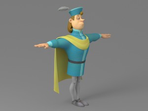 cartoon prince 3D Model