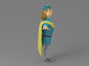 cartoon prince 3D Model