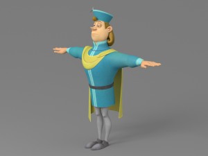 cartoon prince 3D Model