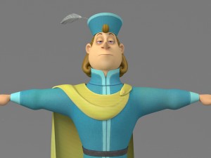 cartoon prince 3D Model