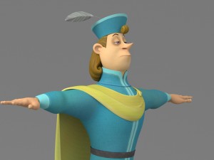 cartoon prince 3D Model