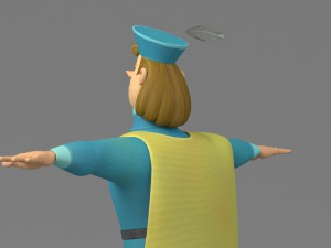 cartoon prince 3D Model