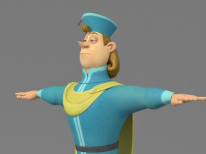 cartoon prince 3D Model