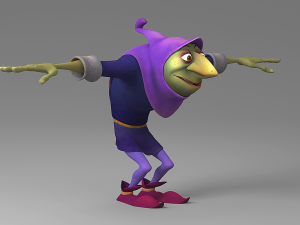 cartoon monster Modelo 3D