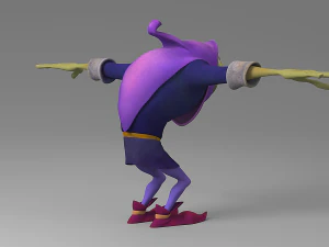 cartoon monster 3D Model