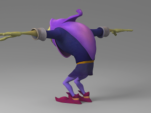 cartoon monster Modelo 3D