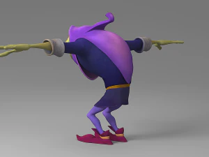 cartoon monster 3D Model
