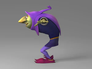 cartoon monster 3D Model