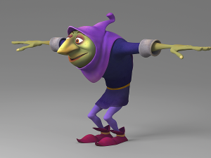 cartoon monster Modelo 3D