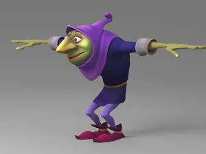 cartoon monster 3D Model