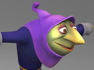 cartoon monster Modelo 3D