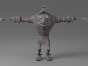 cartoon monster 3D Model