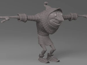 cartoon monster 3D Model