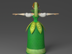 cartoon princess Modello 3D