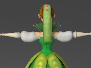 cartoon princess Modello 3D