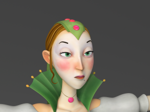cartoon princess Modello 3D