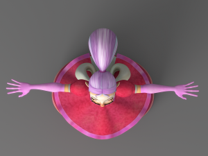 cartoon princess 2 3D Model