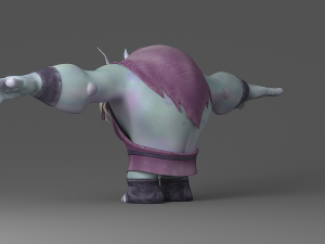 cartoon monster 1 3D Model