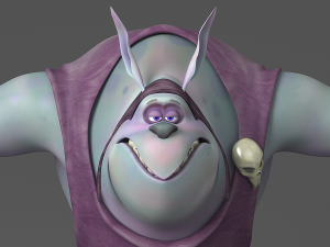 cartoon monster 1 3D Model