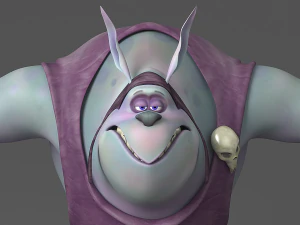 cartoon monster 1 3D Model