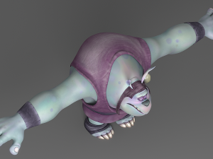 cartoon monster 1 3D Model