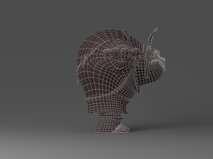cartoon monster 1 3D Model