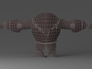 cartoon monster 1 3D Model