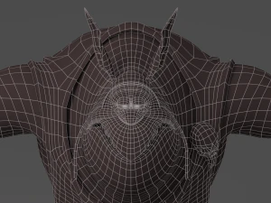cartoon monster 1 3D Model