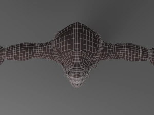 cartoon monster 1 3D Model